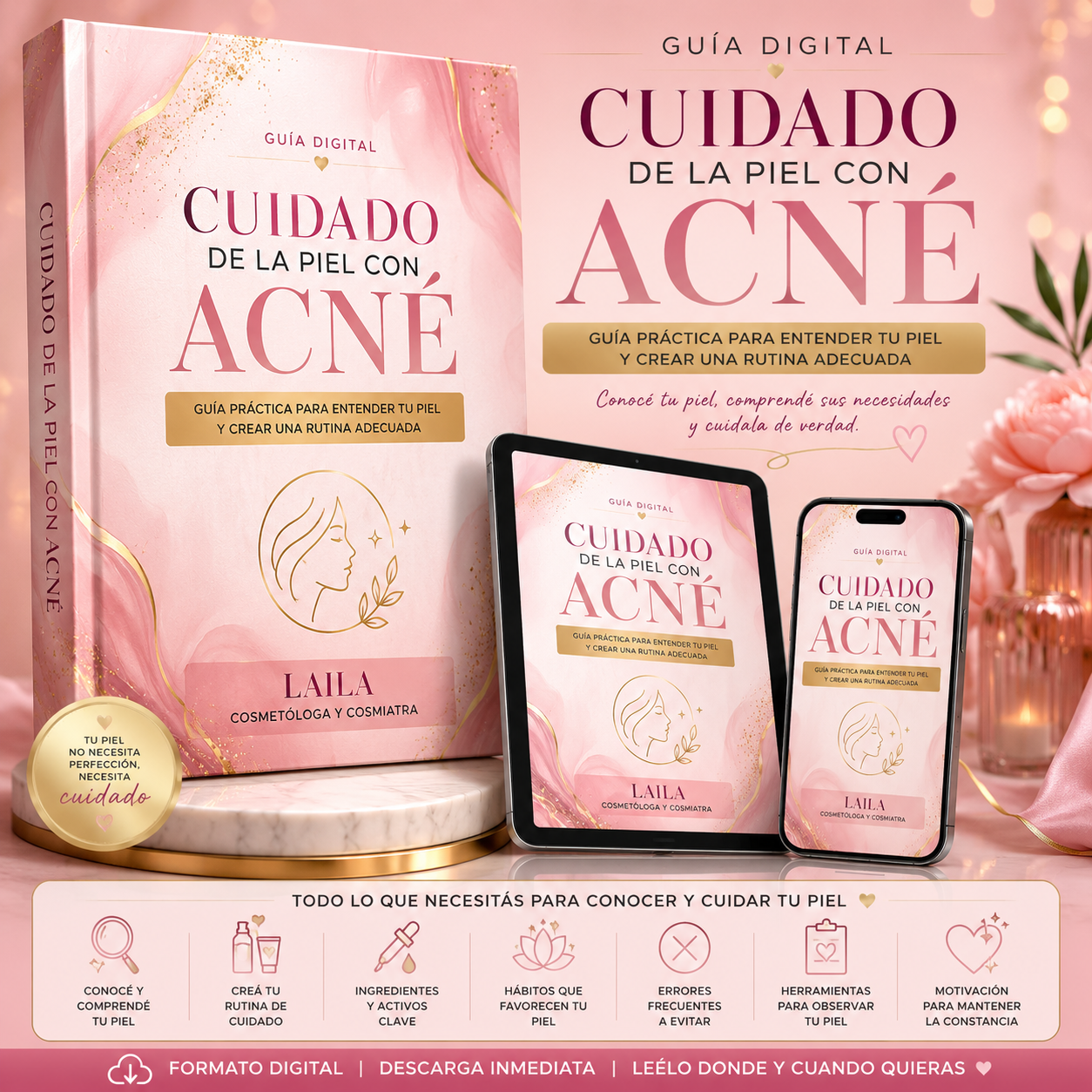 Cuidado de la Piel con Acné | Guía Práctica Digital